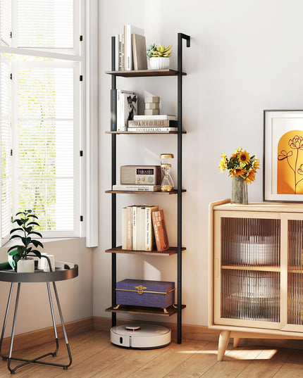 Giantex 5 Tier Ladder Shelf for Living Room Bedroom Home Office