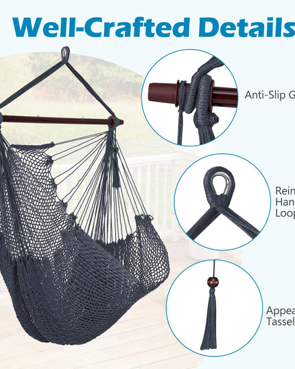 Giantex Caribbean Hammock Chair Large Hanging Chair