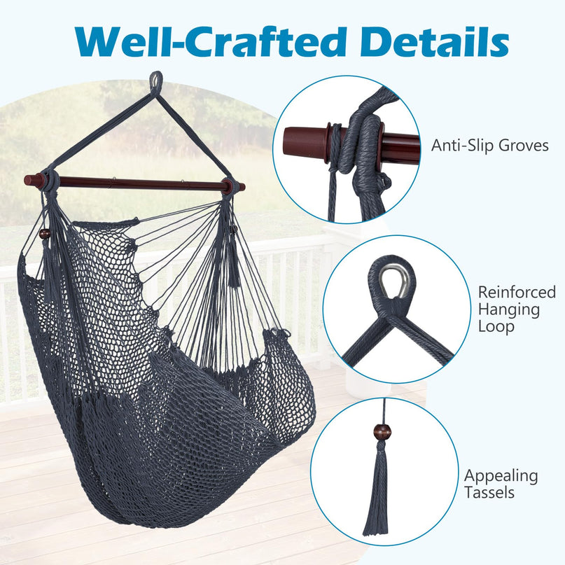 Giantex Caribbean Hammock Chair Large Hanging Chair