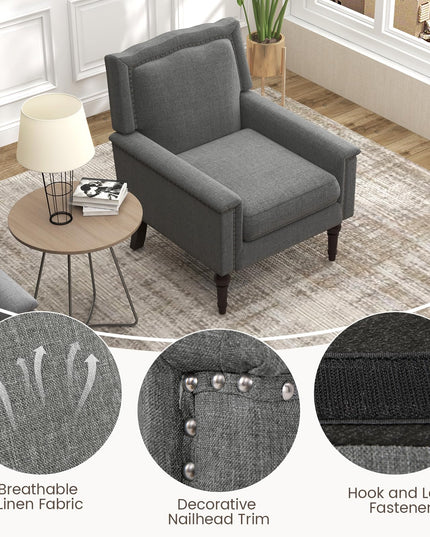 Giantex Mid-Century Modern Accent Chair