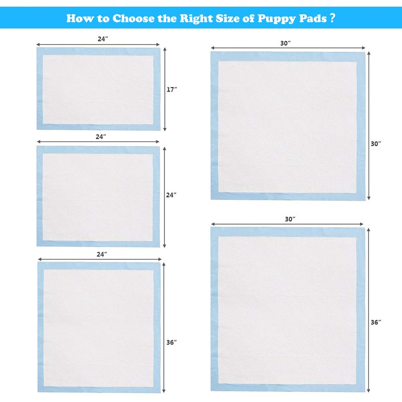 Giantex Puppy Pee Pads Dog Potty Pads, Powerful Absorbency