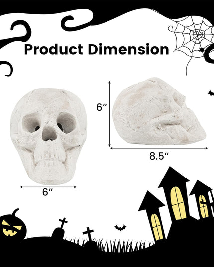 Giantex Ceramic Skulls for Fire Pit