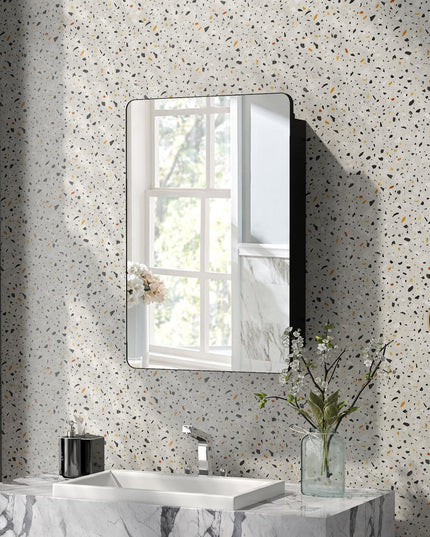 Giantex Medicine Cabinet Mirror, 20x30” Bathroom Cabinet with Beveled Mirror