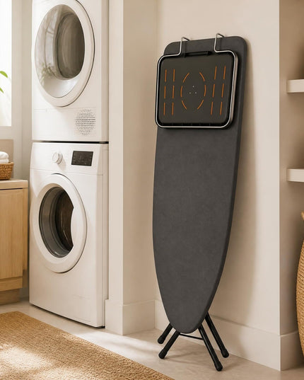 GIANTEX Full Size Foldable Ironing Board with Iron Rest for Laundry Room