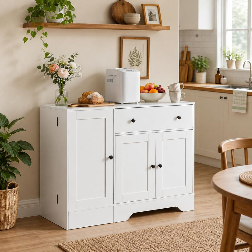 GIANTEX 41.5" Sideboard Buffet Cabinet with Storage