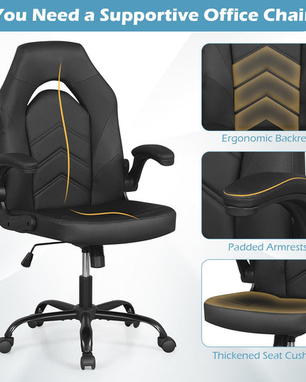 Giantex  Rolling Executive Gaming Chair with Wheels