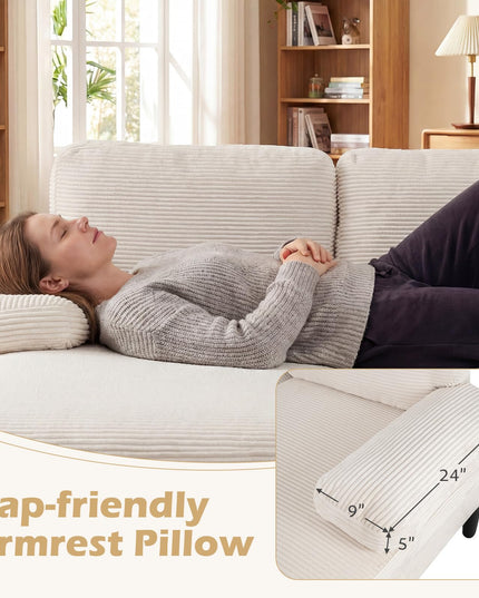 Giantex Sectional Couch for Living Room | U-Shaped Sofa with Double Chaise