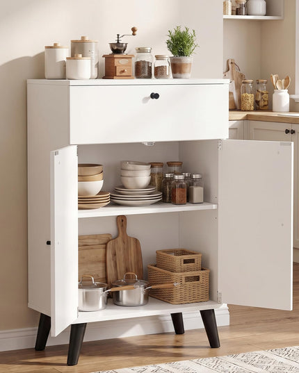 Giantex Kitchen Buffet Cabinet with 1 Drawer 2 Doors & Adjustable Shelf