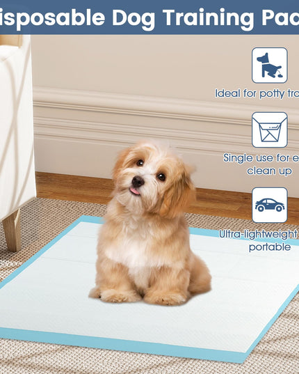 Giantex 60 x 43 cm Puppy Training Pads for Small Dogs