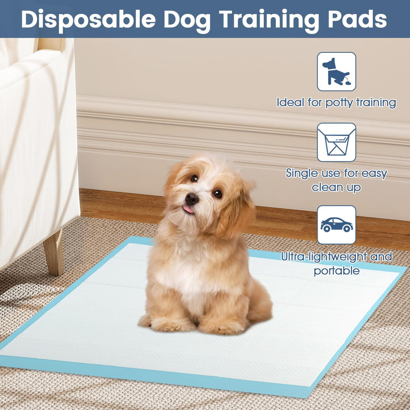 Giantex 60 x 43 cm Puppy Training Pads for Small Dogs