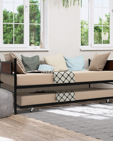 Giantex Twin Daybed with Pullout Trundle
