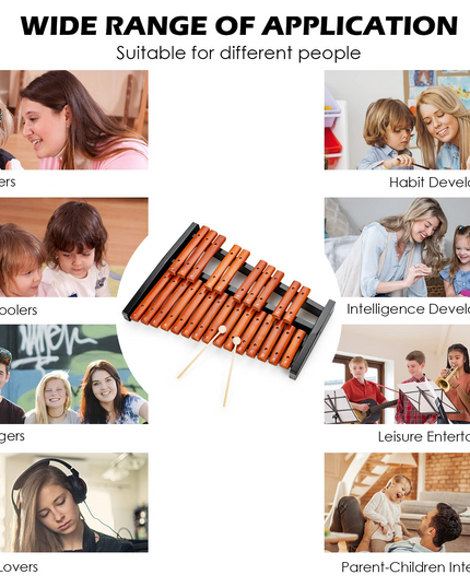 Giantex 25 Notes Xylophone Glockenspiel