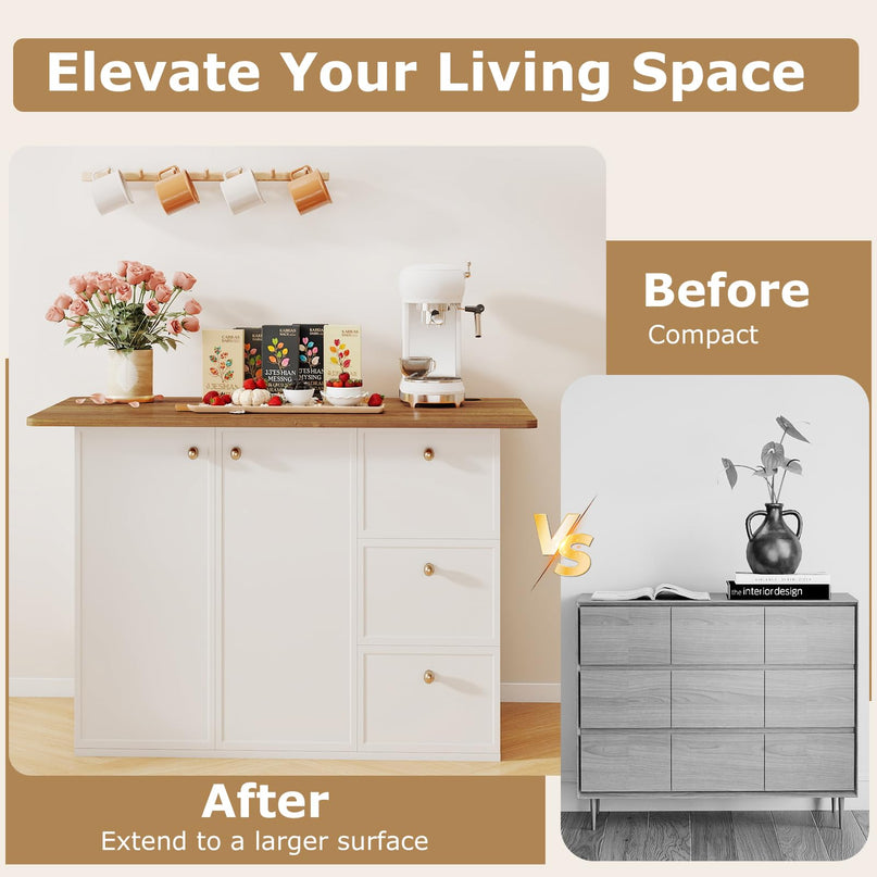 Giantex Universal Wood Table Top 48 x 30 inch Solid One-Piece Desk top