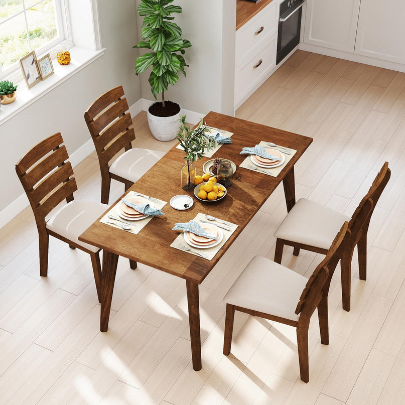 Giantex Wooden Dining Chairs Set for Living Dining Room
