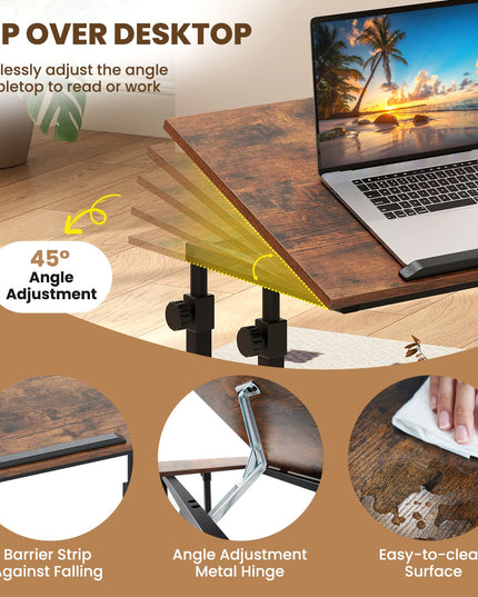 Giantex Mobile Standing Desk for Small Space