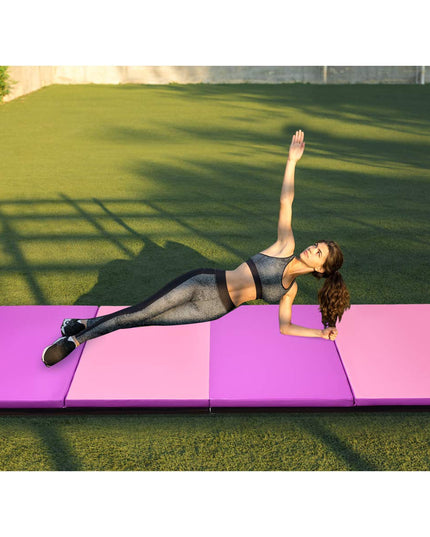 Giantex  Folding Anti-Tear Gymnastics Mat with Carrying Handles