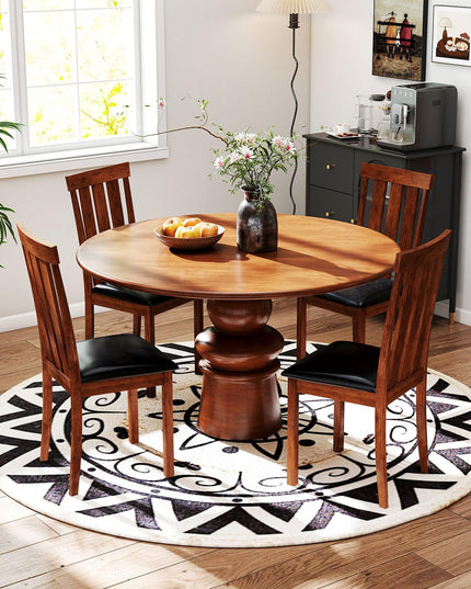 Giantex Wooden Dining Chairs Set of 2/4