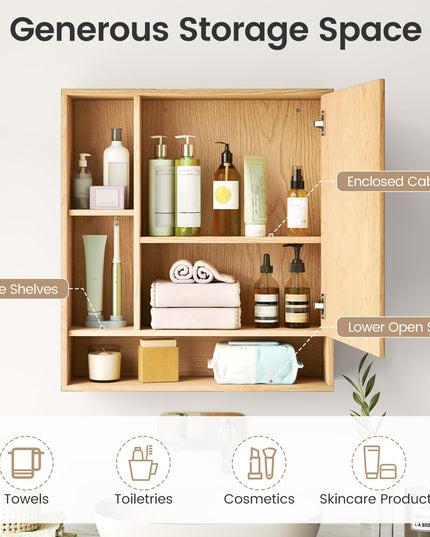Giantex Bathroom Medicine Cabinet with Mirror