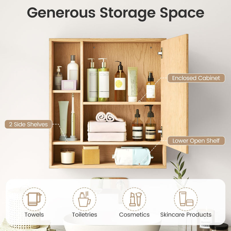 Giantex Bathroom Medicine Cabinet with Mirror