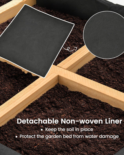 Giantex Raised Garden Bed with Trellis