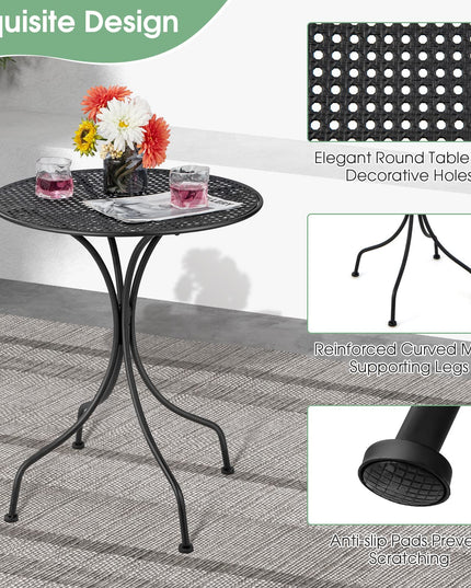 Giantex 3 Pieces Patio Bistro Set