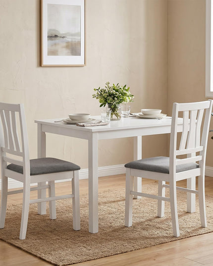 Giantex Wood Dining Chairs Set of 2/4 with Slat Back (2/4)
