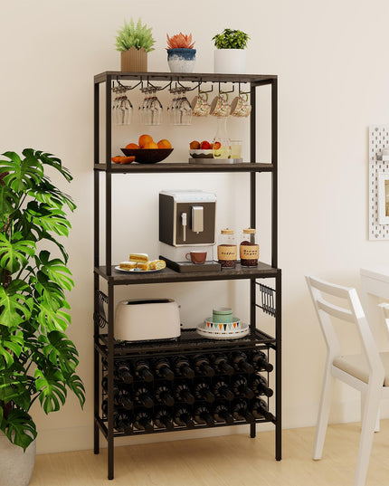 Giantex Wine Rack Freestanding Floor Wine Bar Cabinet