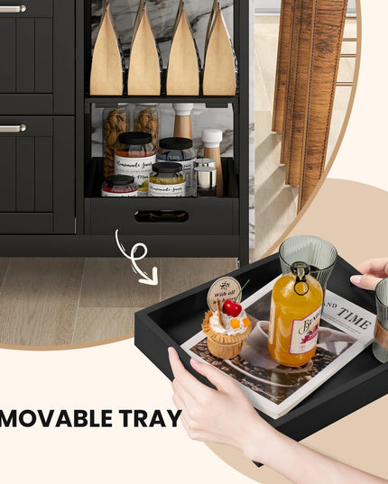Giantex Kitchen Island Cart on Wheels
