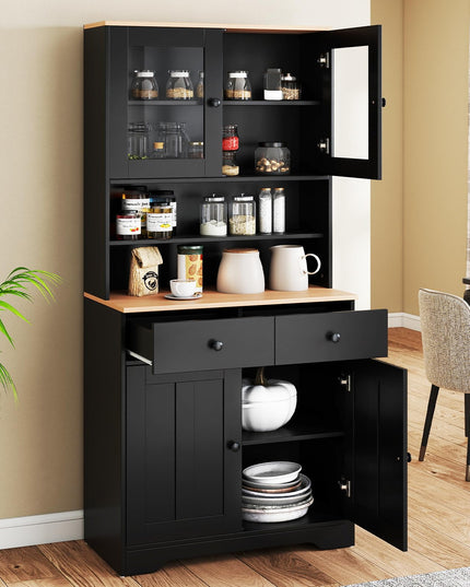 Giantex 67" Kitchen Pantry Cabinet for Dining Room