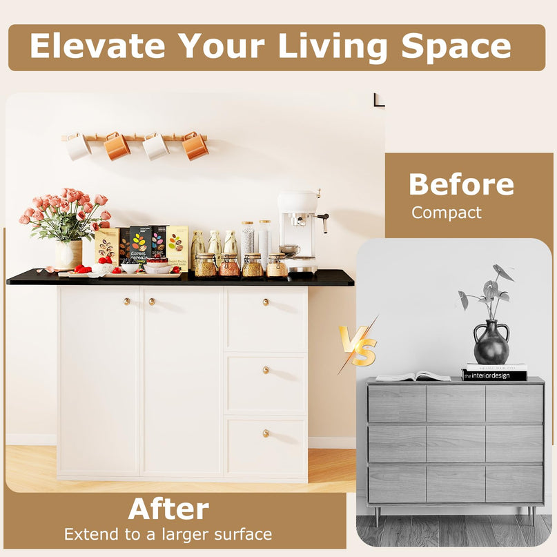 Giantex Universal Wood Table Top 55 x 28 inch Solid One-Piece Desk top