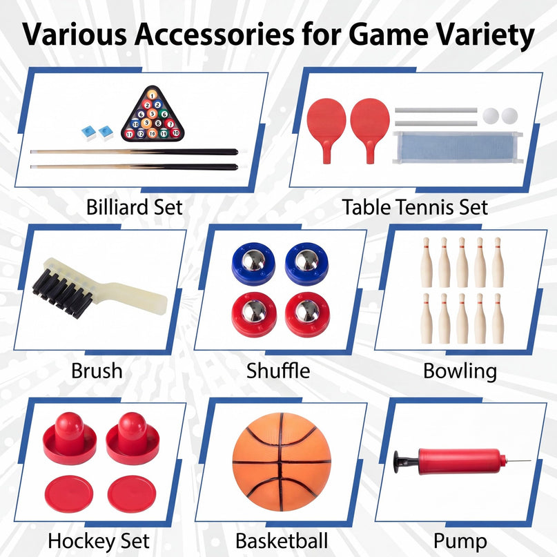 Giantex 6 in 1 Multi Game Table Set