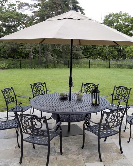 Giantex 35lbs Patio Umbrella Base, Suitable for 1.6''-1.9'' Umbrella Poles (20'' x 20'')