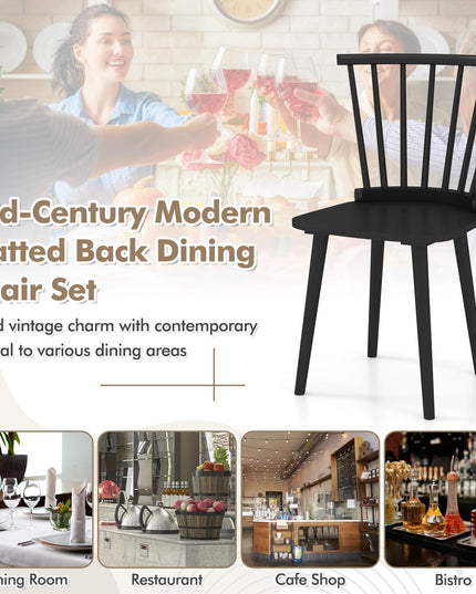Giantex Wood Dining Chair, Windsor Dining Chairs