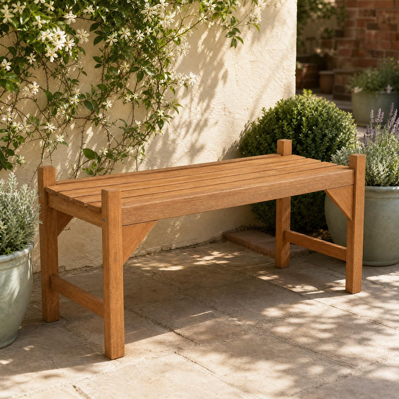 Giantex 40" Outdoor Benches Set of 1/2 2-Person Wood Patio Bench