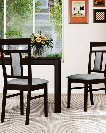 Giantex Wooden Dining Chairs Set for Dining Room Living Room