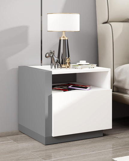 Giantex Modern Nightstand with Drawer