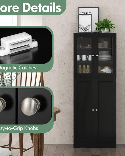 63.5" Pantry Organizers and Storage - Giantex