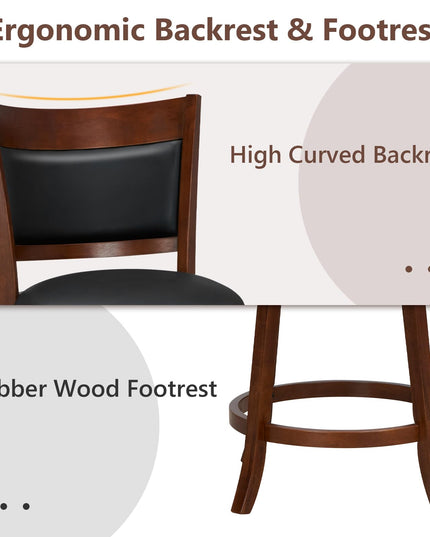 Giantex 25" Bar Stools Set of 4