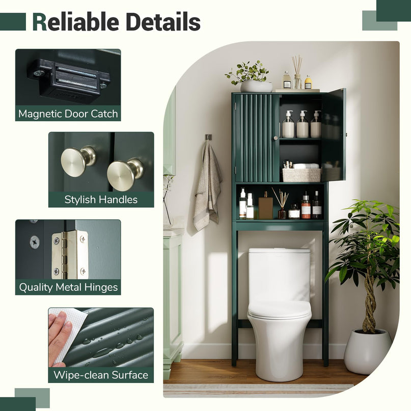 Giantex Over The Toilet Storage Cabinet Bathroom Organizer