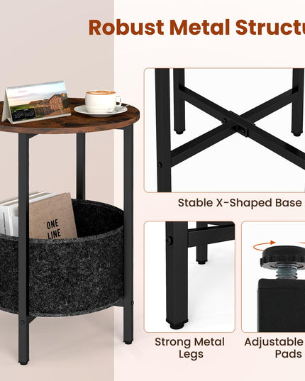 Giantex Round End Table