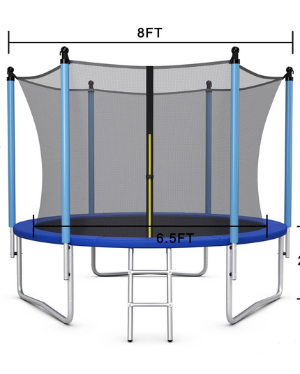 Giantex 8Ft ASTM Certified Approved Recreational Trampolines