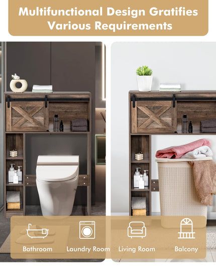 Over The Toilet Storage Cabinet - Giantex
