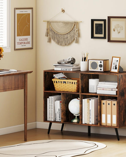 Giantex Large Record Player Stand with Charging Station