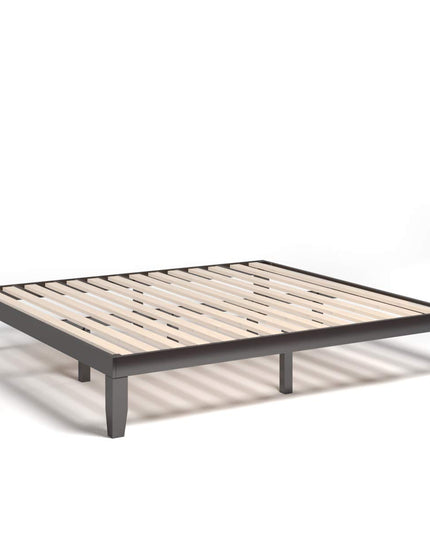 No Box Spring Needed 14 Inch Solid Wood Platform Bed Frame