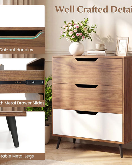 Giantex 3-Drawer Dresser Chest of Drawers