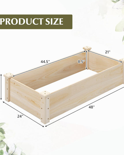Giantex Wooden Raised Garden Bed