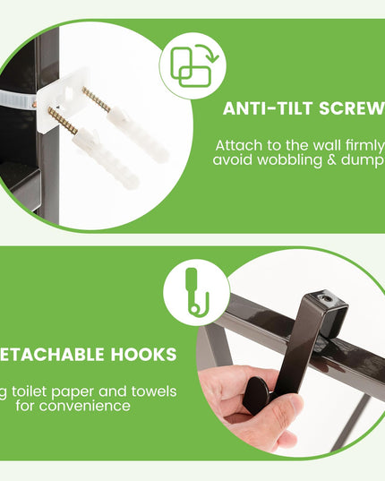 Giantex Over The Toilet Storage Shelf