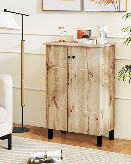 Meuble à chaussures étroit Giantex à 4 niveaux avec étagères amovibles