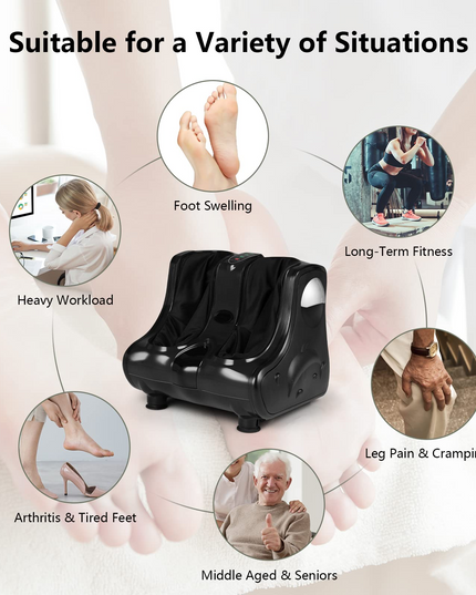 Giantex Foot and Calf Massager - Shiatsu Foot Massager Calf Massager