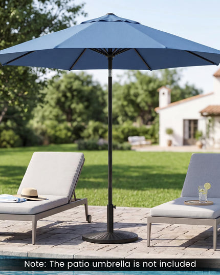 Giantex 21 lbs Patio Umbrella Base Stand Fits 1.5''-1.9'' Poles